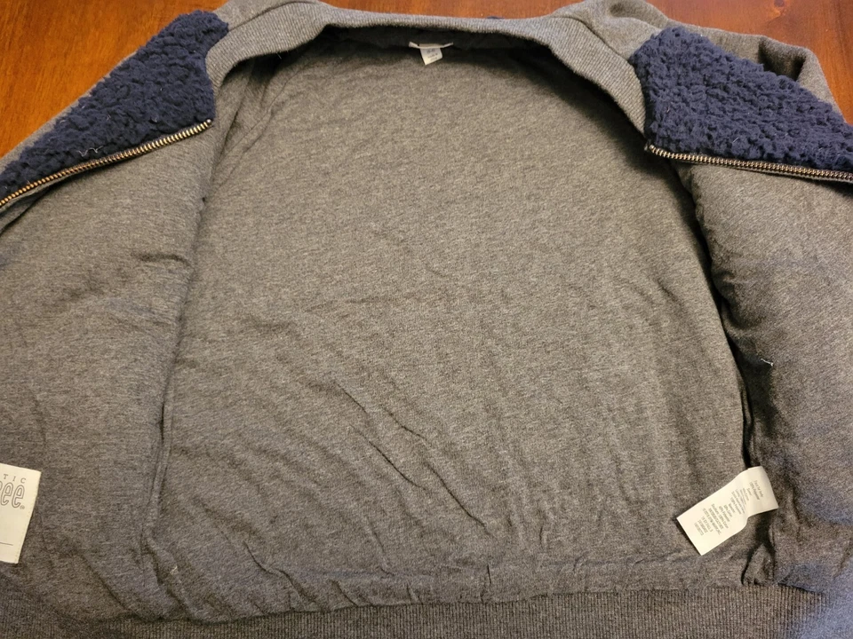 Chaqueta gris marino Gymboree para niños talla 5 Foto 3 de 4