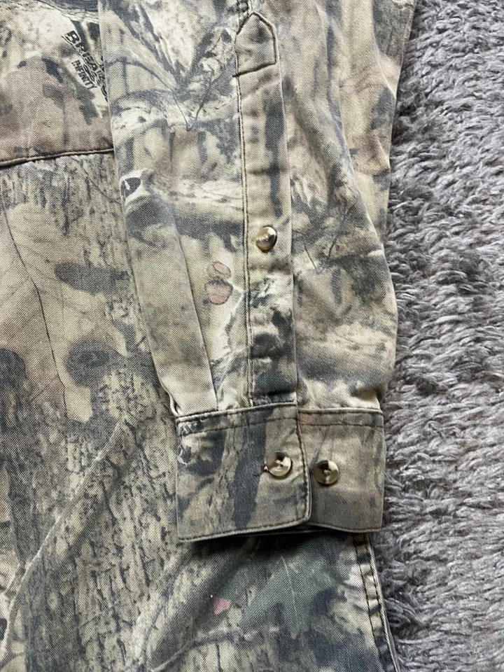 Browning Shirt Mens XL Camo Long Sleeve Button Down Hunting Board Outdoor Nature - Image 3 of 4