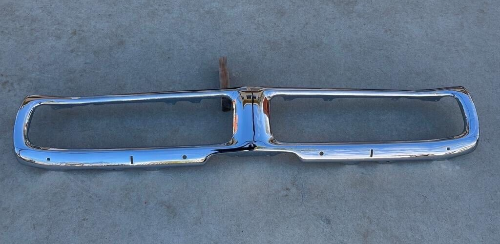 S DODGE CHARGER NEW TRIPLE PLATED CHROME FRONT BUMPER 1973-1974 73
