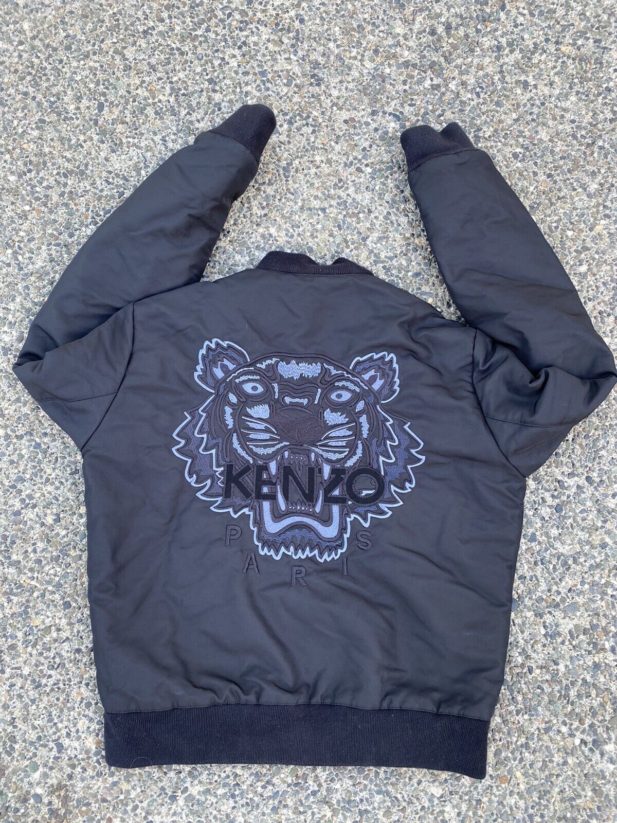 KENZO PARIS TIGER LOGO BOMBER JACKET size small