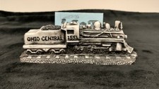 Ohio Central Trains By Gone Georgia Marble Company Hand Carved in USA 334of3000