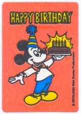 Disney School House Mickey Mouse Chocolate Scratch & Sniff Sticker Matte Square