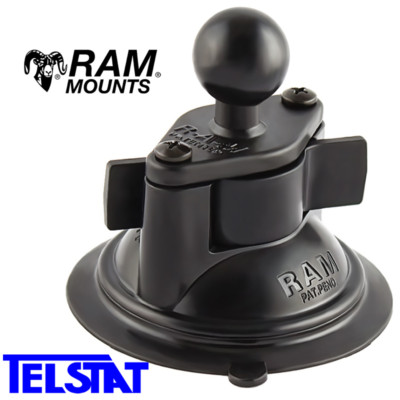 RAM Mount Heavy Duty Windscreen Suction Cup Base - RAM-B-224-1U - Twist Lock