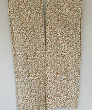 Vintage Ditzy Orange Berry Curtains 110cm W  133cm D Retro Camper Cottage Fabric