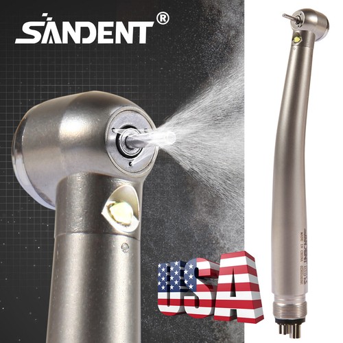 NSK Style Dental (LED Light) High Speed Turbine Handpiece Push Button 4 Holes - Picture 32 of 78