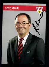 Erwin Staudt autograph card VFB Stuttgart 2010-11 original signed 