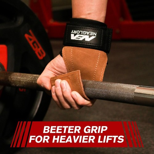Padded Weight Lifting Straps Deadlift Straps with Wrist Support, Gym Wrist Strap - Picture 7 of 7