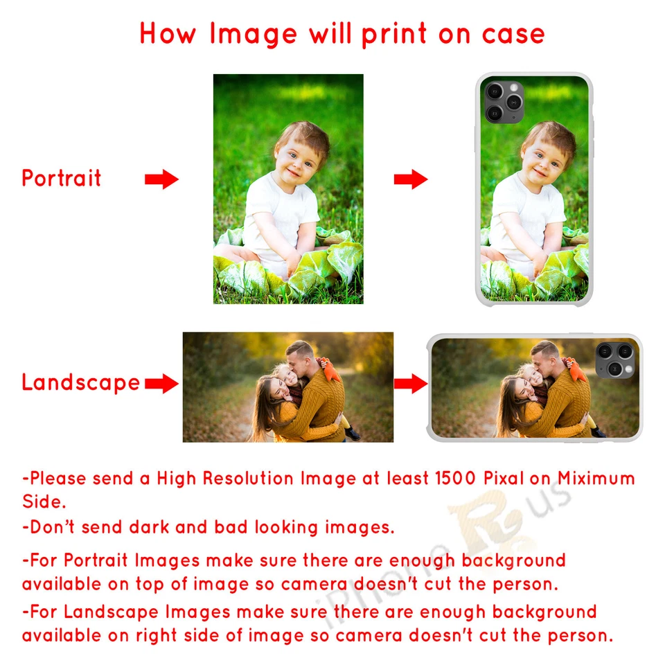 Personalised Phone Case FOR iPhone 16 15 14 13 12 Samsung Galaxy A54 S23 Custom - Image 2 of 4