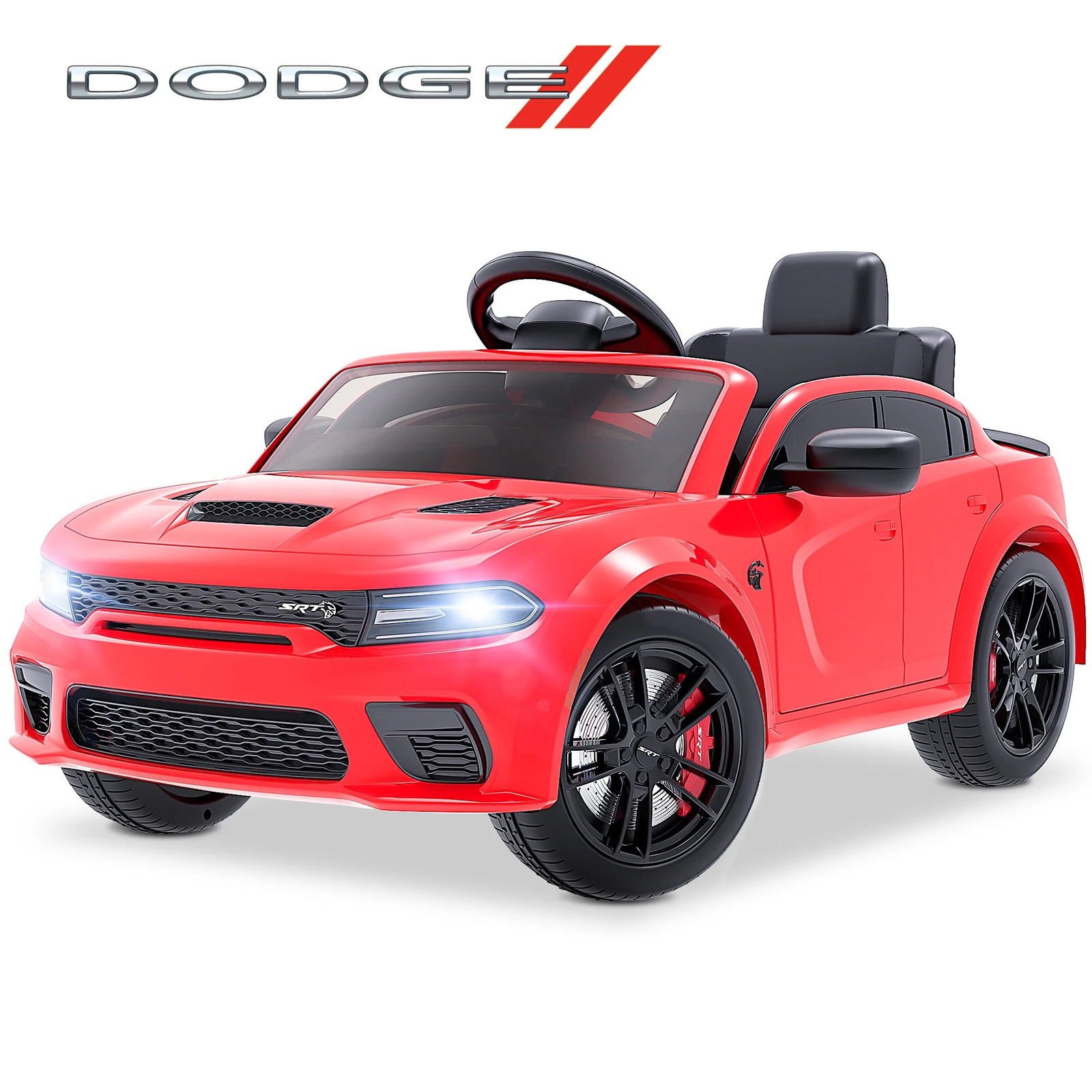 Dodge Electric Ride on Cars for Kids,  Dodge Charger SRT Powered Ride on Toys Ca