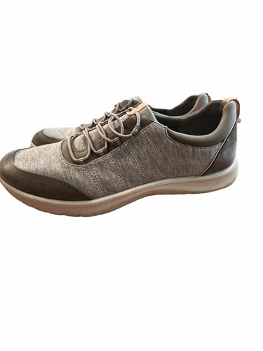 Cloudsteppers by Clarks Allena Bay Sneakers Gray Pink Slip On Size 11 N 23535 - Picture 5 of 9