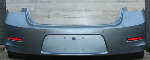2013-2016 Chevy Malibu Rear Bumper Assembly With Sensors OEM Silver Topaz