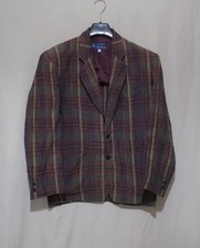 Men Trussardi Brown Linen Blazer 36 / S
