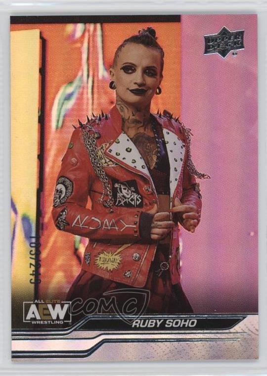2024 Upper Deck AEW All Elite Wrestling Steel Cage 103/249 Ruby Soho #12 0s1c