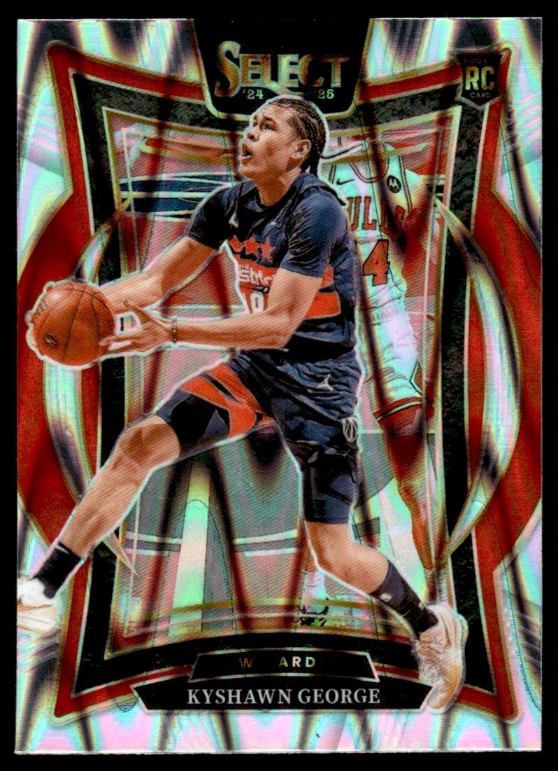2024-25 Panini Select Tectonic Kyshawn George Rookie Concourse Washington