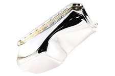 Chrome Steel Rear Sump Oil Pan 5 Quart For 55 58 Chrysler Hemi 354 392 Hot Rod