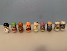 2002 Vintage Mighty Beanz Glow In The Dark Lot of 9 King-Tut Undead