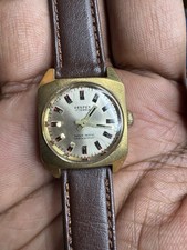 Vintage Perfex 17 Jewels Gold Plated Unisex Mechanical Watch, tested and working