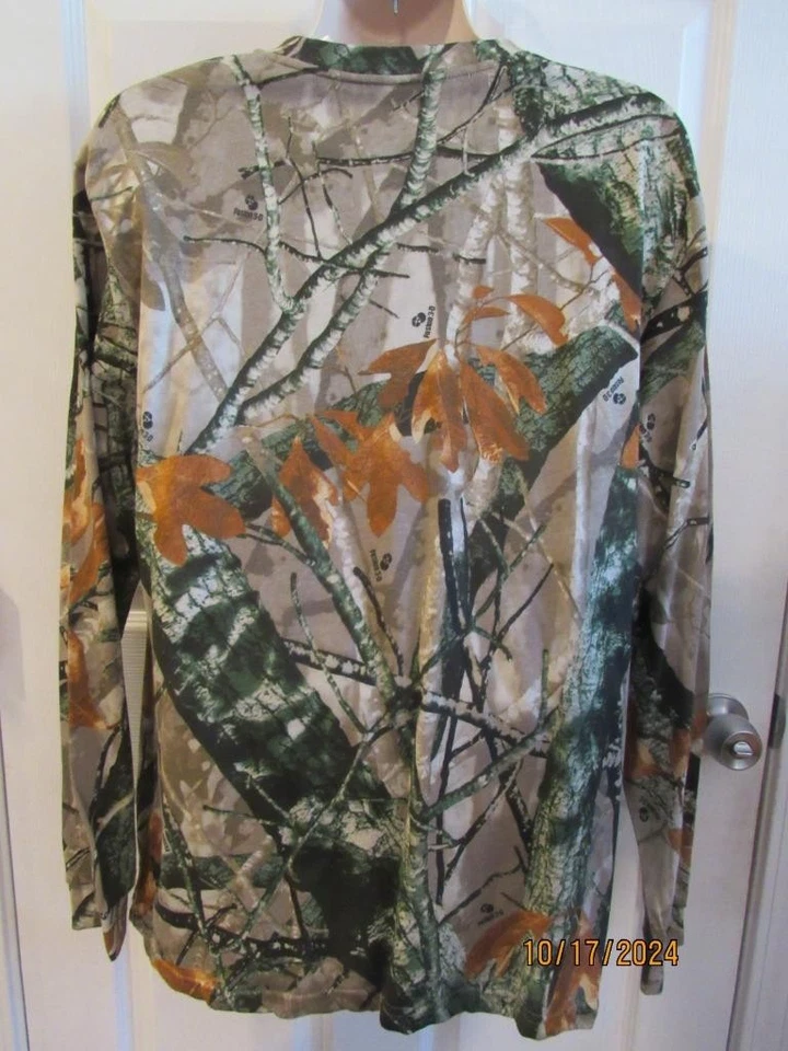 NWT~Vintage~OUTFITTERS RIDGE~Long Sleeve T-Shirt~Fusion 3-D Camo~XL 46/48 - Image 2 of 4