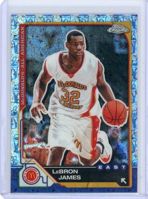 2025 Topps Chrome McDonald's #98 LeBron James McFlurry