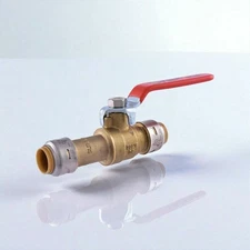 SharkBite Max Slip Ball Valve Coupling 1/2" Water Shut Off, Push-to-Connect 
