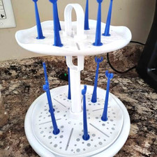 Baby bottle drying rack 2 Tier Spinning Playtex