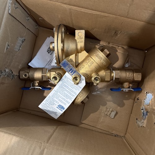 Zurn Wilkins 1-975XL2 1" Reduced Pressure Zone Backflow Preventer. Read.