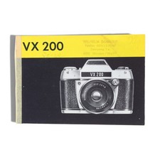 Exakta VX 200 Manual Instruction Manual Operating Instructions
