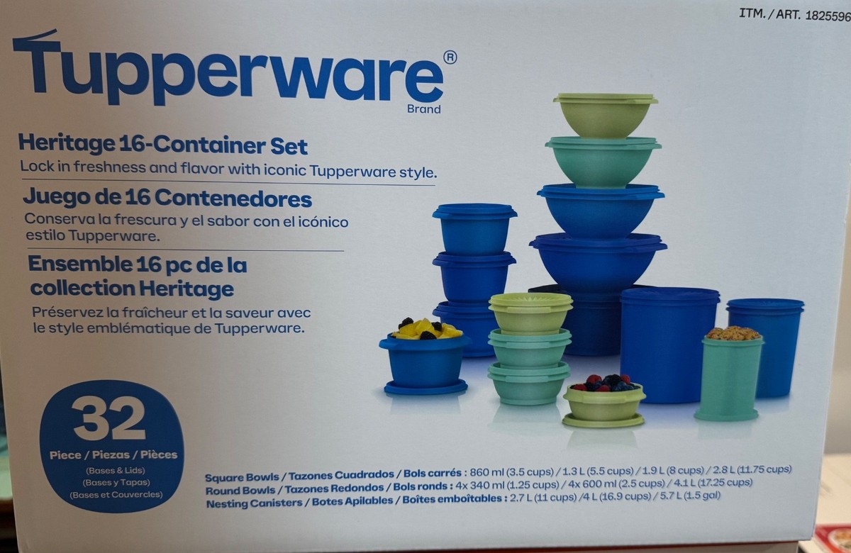 Tupperware TM-100 のカートリッジ 2本セット Tupperware Modular Mates Replacement Lids - Many Sizes/Colors