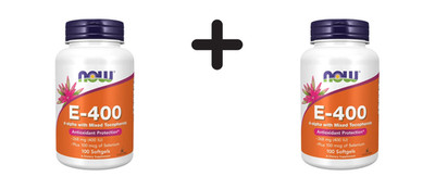 2 x Now Foods E-400 400 IU + Selenium (100 softgels) (200,78 EUR/kg)