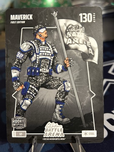 2026 Bo Jackson Battle Arena Maverick Cooper Flagg RC STEEL Card 121 Mavericks