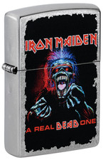 Zippo 47243,  Iron Maiden Design, Street Chrome Finish Lighter, NEW