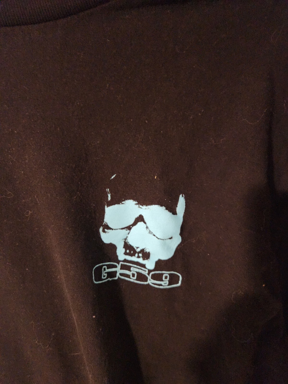 G59 Records Suicide Boys Shirt Large Light Blue Skull Tour Hip Hop Streetwear