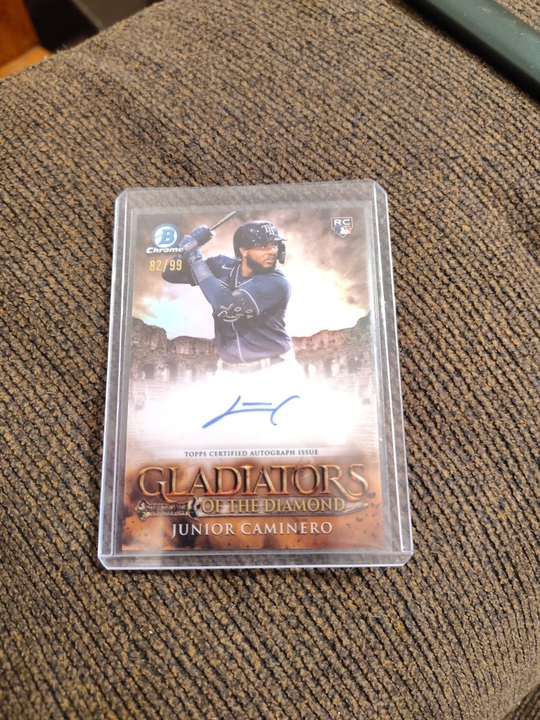 2024 Bowman Junior Caminero Gladiators of the Diamond Auto /99 (RC)