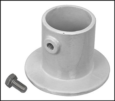 Permacast PF-2116-L Deck Flange 1.625'' OD Aluminum In-Ground Pool Ladder