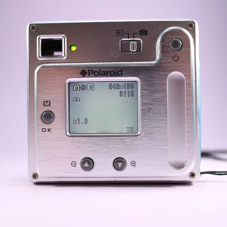 Polaroid Digital Camera PDC 3080 3.2MP Silver Tested - Image 3 of 4