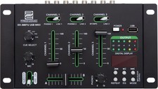 Professioneller 3-Kanal-DJ-Mixer mit Bluetoot...