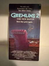Gremlins 2 The New Batch VHS Warner Home Video 1990 PG-13 Movie Tape Boxed