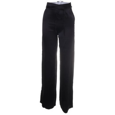 Zara, Palazzohose, Größe: XS, Schwarz, Viskose/Elasthan, Einfarbig, Satin #xTU