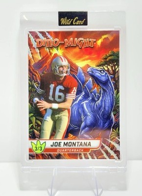San Francisco 49Ers Joe Montana 2026 Wild Card Dino-Might 3/3 Dino Explosion ￼
