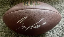 *BRYCE PETTY*SIGNED*AUTOGRAPHED*FOOTBALL*NEW YORK*JETS*DOLPHINS*BAYLOR*COA*PROOF