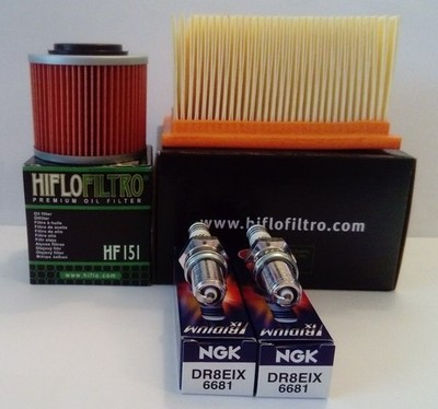 Service Kit For BMW F650GS / DAKAR (2005 to 2007) Filter and NGK Iridium Plugs