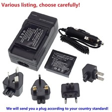 Battery or AC charger for Fujifilm NP-70 FinePix F20 F20 Zoom F40fd F45fd F47fd