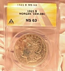 1921-P  MORGAN SILVER DOLLAR   *BRILLIANT LUSTER*NICE STRIKE*    MS-63   VAM-3BV