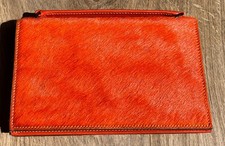 Hester van Eeghen kleine Handtasche / Portemonnaie Geldbörse Orange Fell