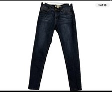 Democracy Jeans Womens Size 8 Blue Skinny Ab Technology Mid Rise