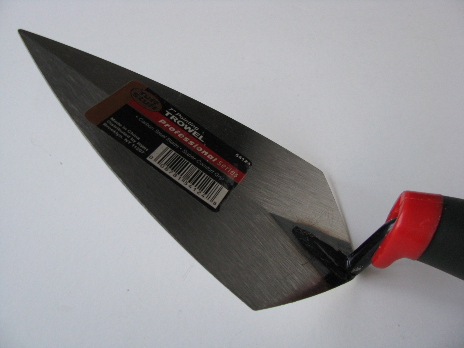 Tuff Stuff 7"in Pointing Trowel Professional Series Carbon Steel Blade Tool