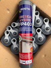 Bostik Pro FP403 Fireseal Hybrid Sealant 290ml Grey Tubes x12 -  Bulk Box of 12