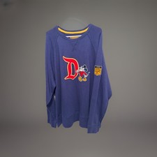 Disney Parks Sweatshirt Adult 3XL Blue Mickey Mouse Disneyland Crew Neck Logo
