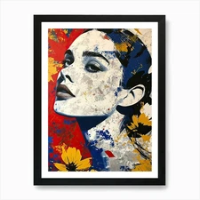 Flashy Fantasy, Pop Art Art Print Framed Wall Art Poster Canvas Print Picture