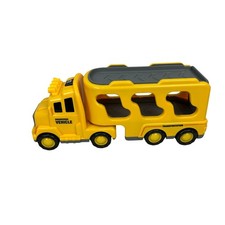 Toy Construction Vehicle Truck With Lights  Sounds Yellow Gray Plastic Fun Play